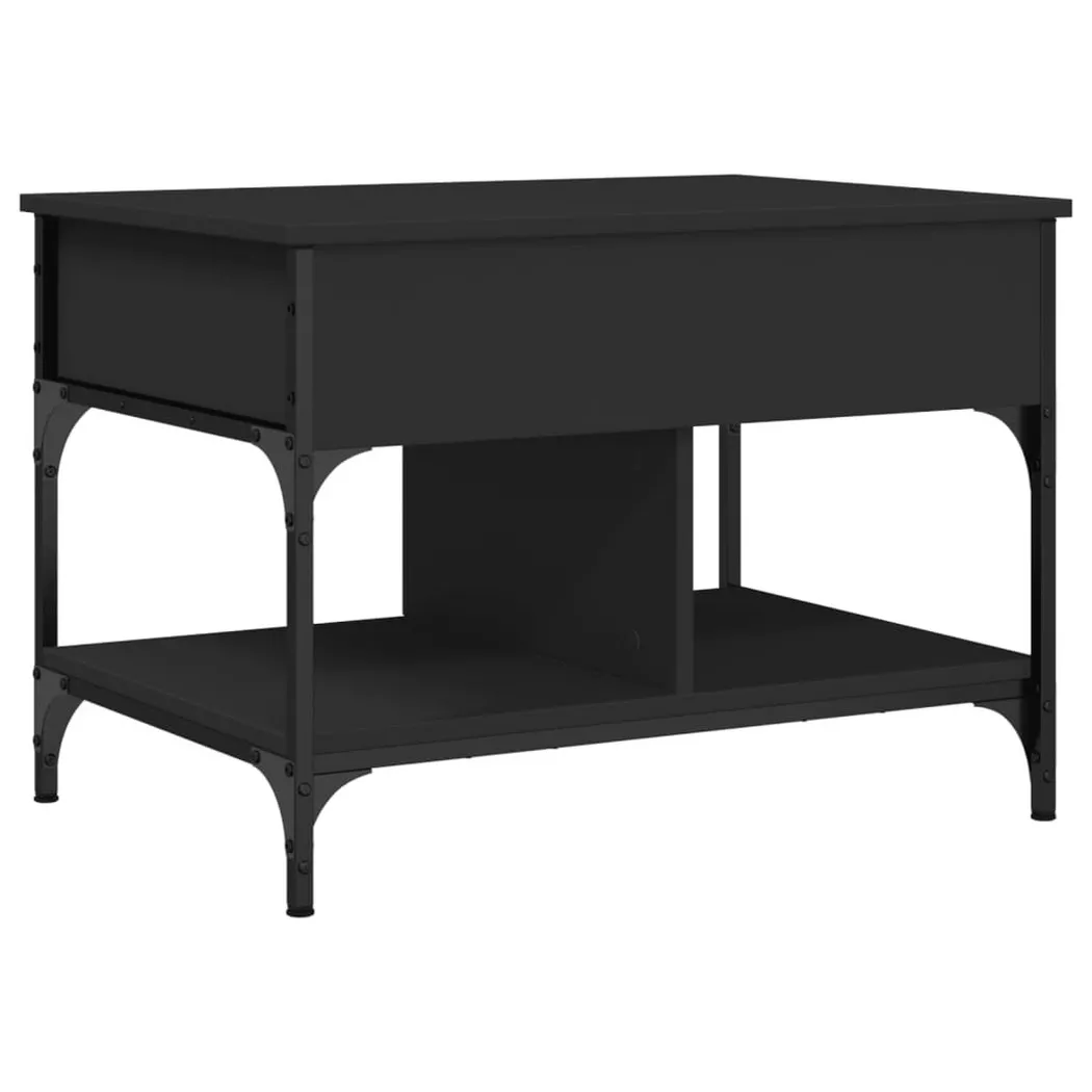 VidaXL - tavolino da salotto Metallo, One Size, Nero