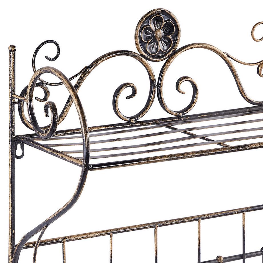 Beliani Wandregal aus Eisen  OSORNO  