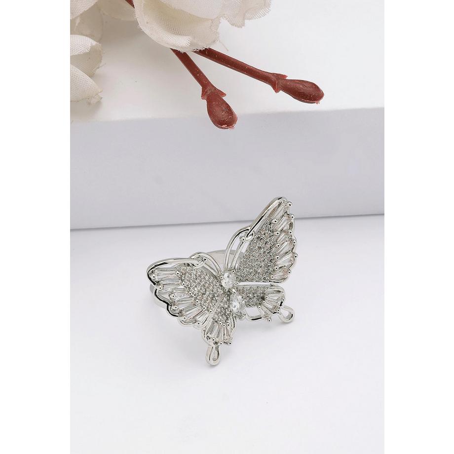 AVANT-GARDE PARIS  Bague papillon ailes larges - Taille unique 