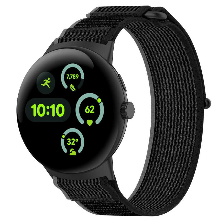 Cover-Discount  Google Pixel Watch 3 - 45mm - Cinturino nylon flessibile con velcro 