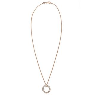 Elli  Collier Femmes Pendentif Solitaire Cercle Avec Cristal 