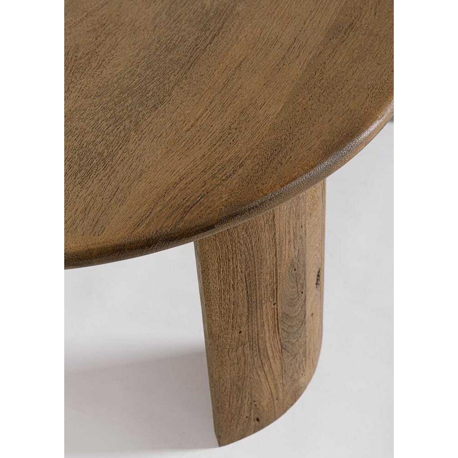 mutoni Table d&#039;appoint Orlando ovale marron 130x80  