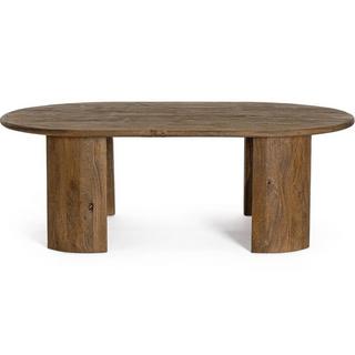 mutoni Table d'appoint Orlando ovale marron 130x80  