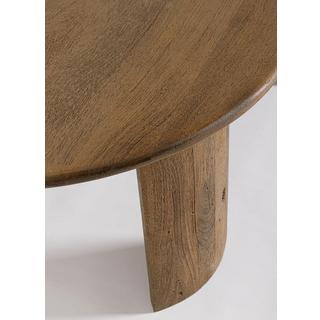 mutoni Table d'appoint Orlando ovale marron 130x80  