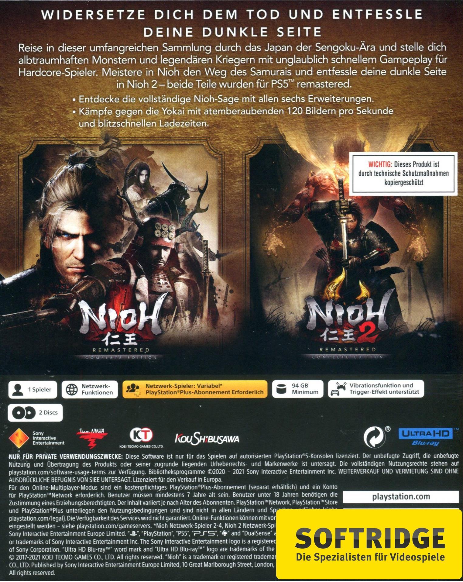 SONY  Nioh Collection 