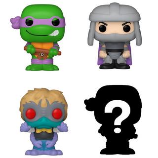 Funko  Bitty Pop! Leonardo, Michelangelo, April O'Neil und Mystery (4Teile) 