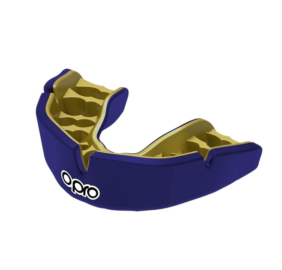 Image of Opro Instant Custom Single Colour - Dark Blue/gold Unisex Blau ONE SIZE