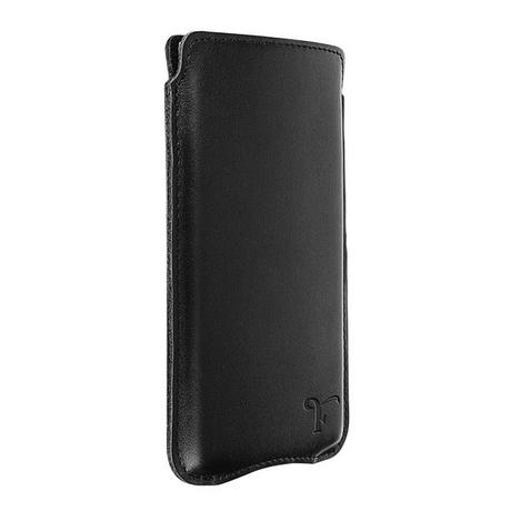 Avizar  Pochette Cuir Noir pour Téléphone 4.6'' 