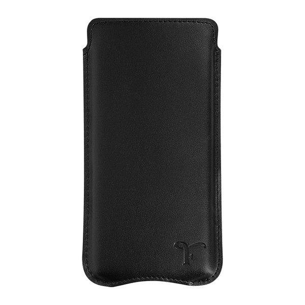 Avizar  Pochette Cuir Noir pour Téléphone 4.6'' 