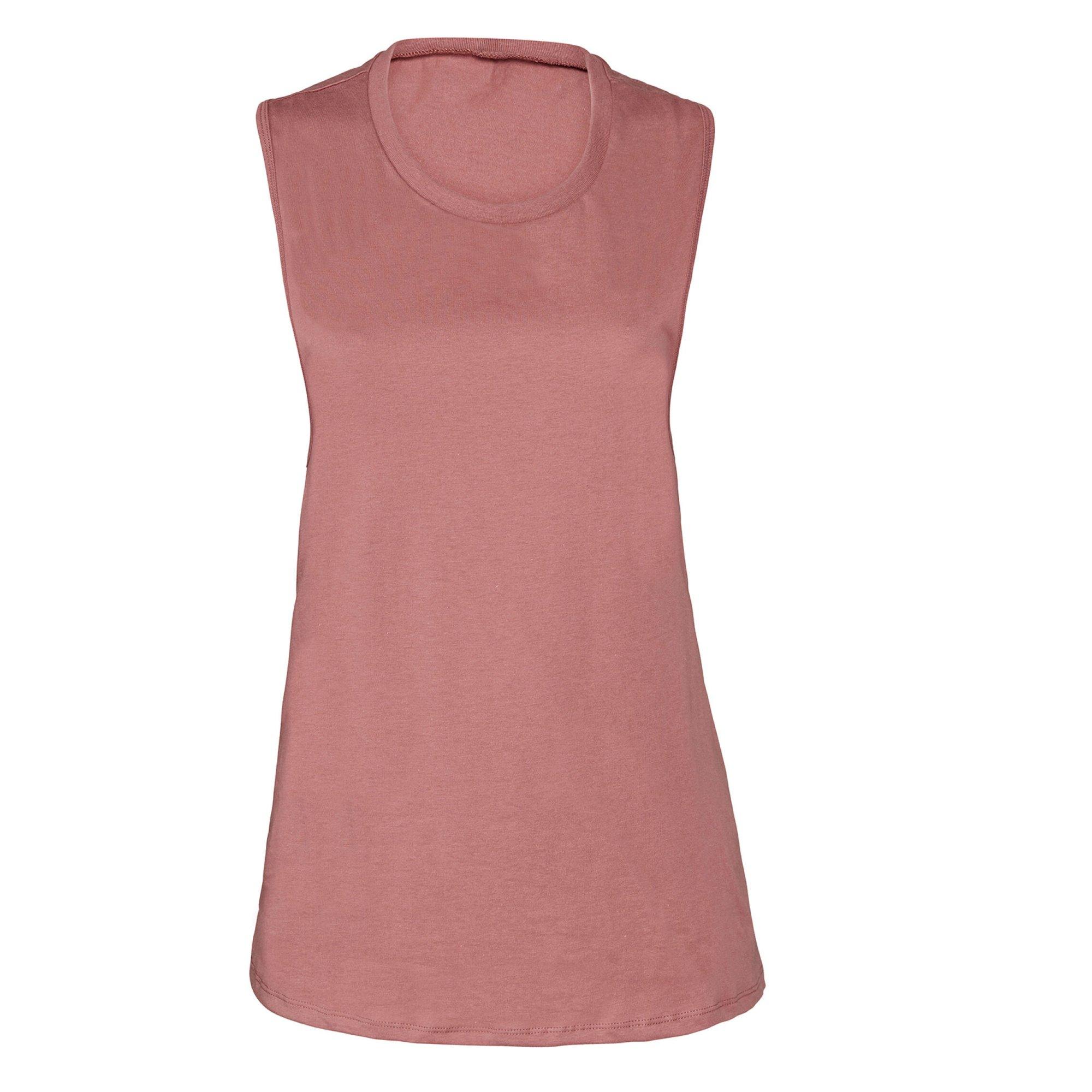 Image of Muscle Ärmelloses Oberteil Unisex Lila L