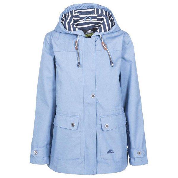 Image of Outdoorjacke Seawater Wasserdicht, Mit Kapuze Damen Blau Denim XS