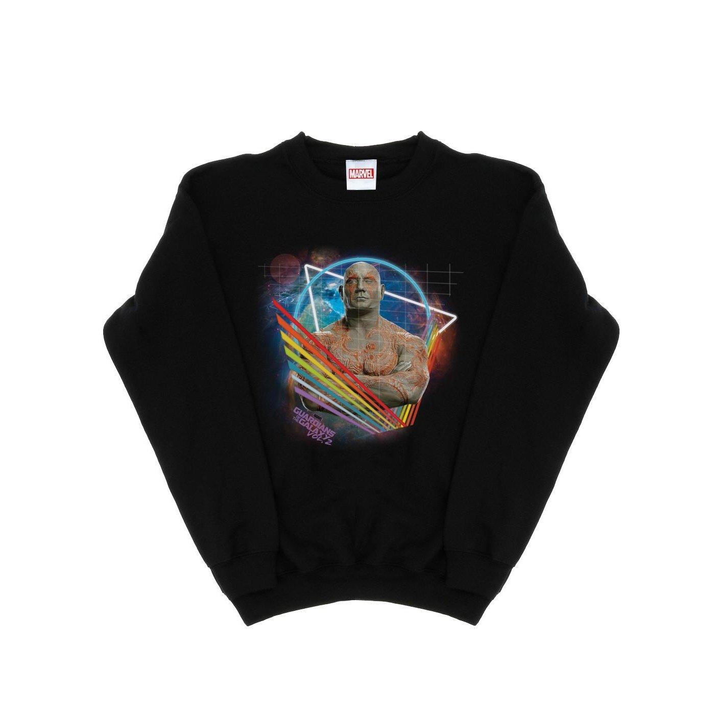 Image of Guardians Of The Galaxy Neon Drax Sweatshirt Unisex Schwarz 128