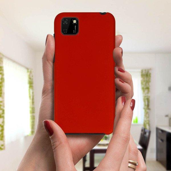 Avizar  Coque Huawei Y5p Intégrale Rouge 