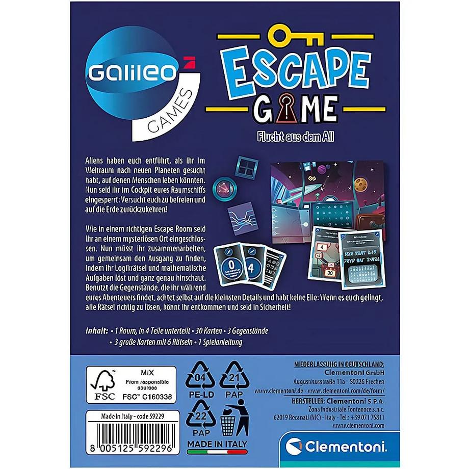 Clementoni  Galileo Escape Flucht aus dem All 