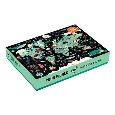 mudpuppy  Puzzle 1000tlg, Deine Welt, Mudpuppy 