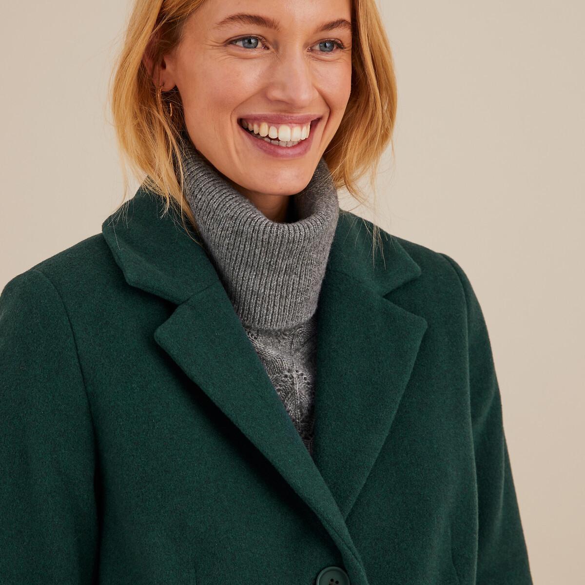 La Redoute Collections  Manteau mi-long fermeture boutonnée 