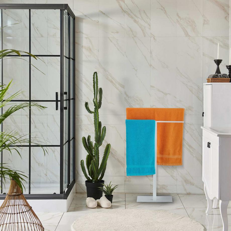 B2X  Porte-serviettes blanc T-Design 