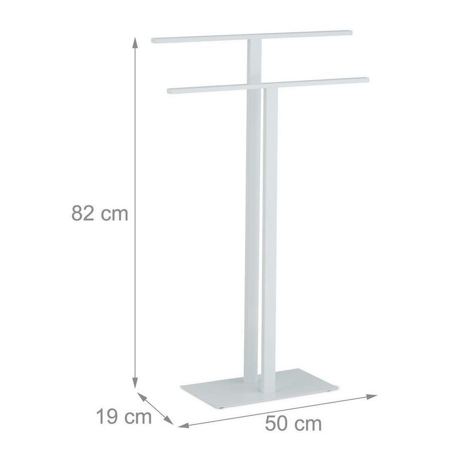 B2X  Porte-serviettes blanc T-Design 