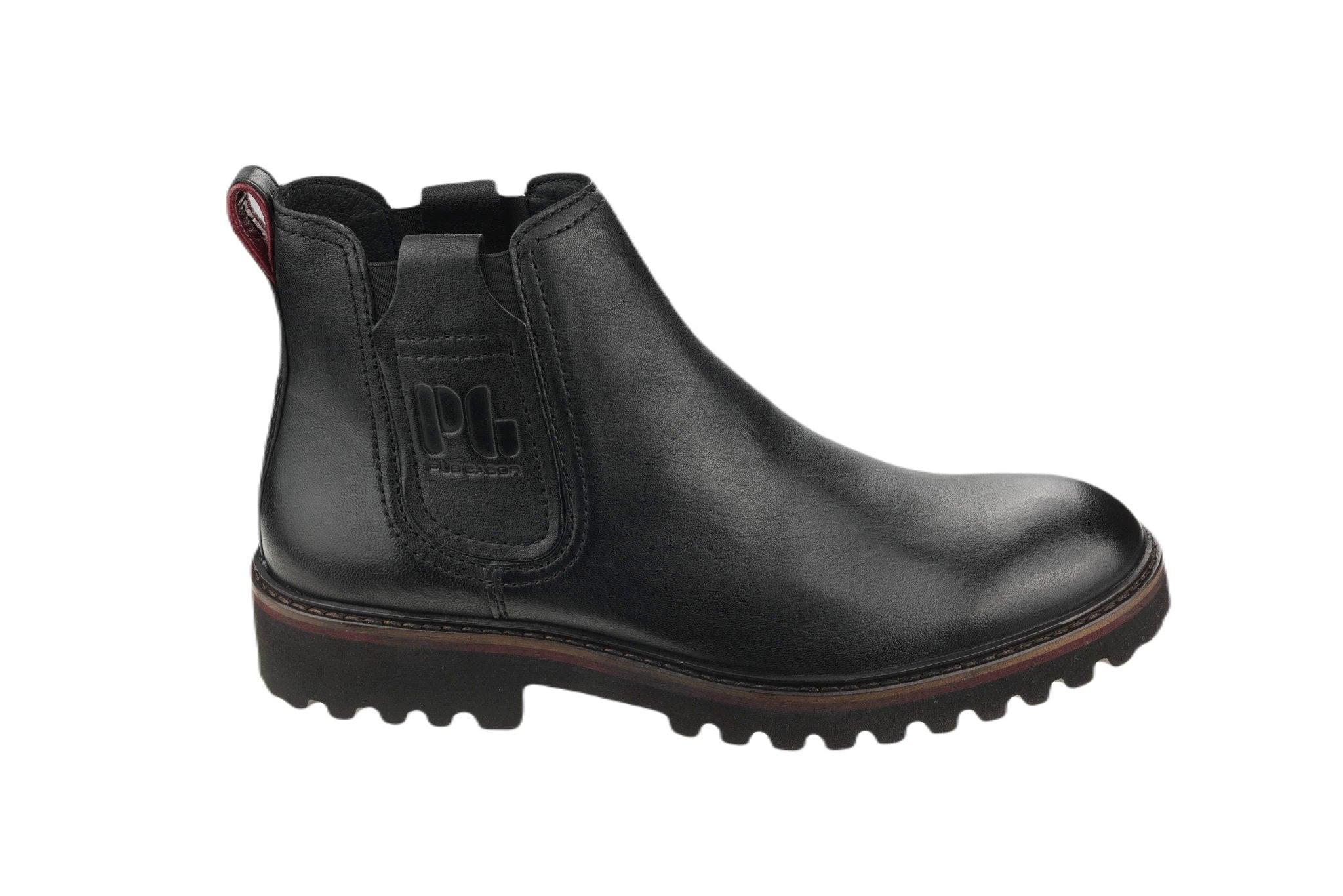 Image of 0506.14.01 - Leder Stiefelette Unisex Schwarz 44.5