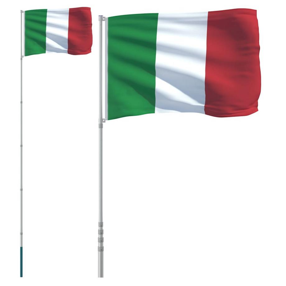 VidaXL  Drapeau italien 