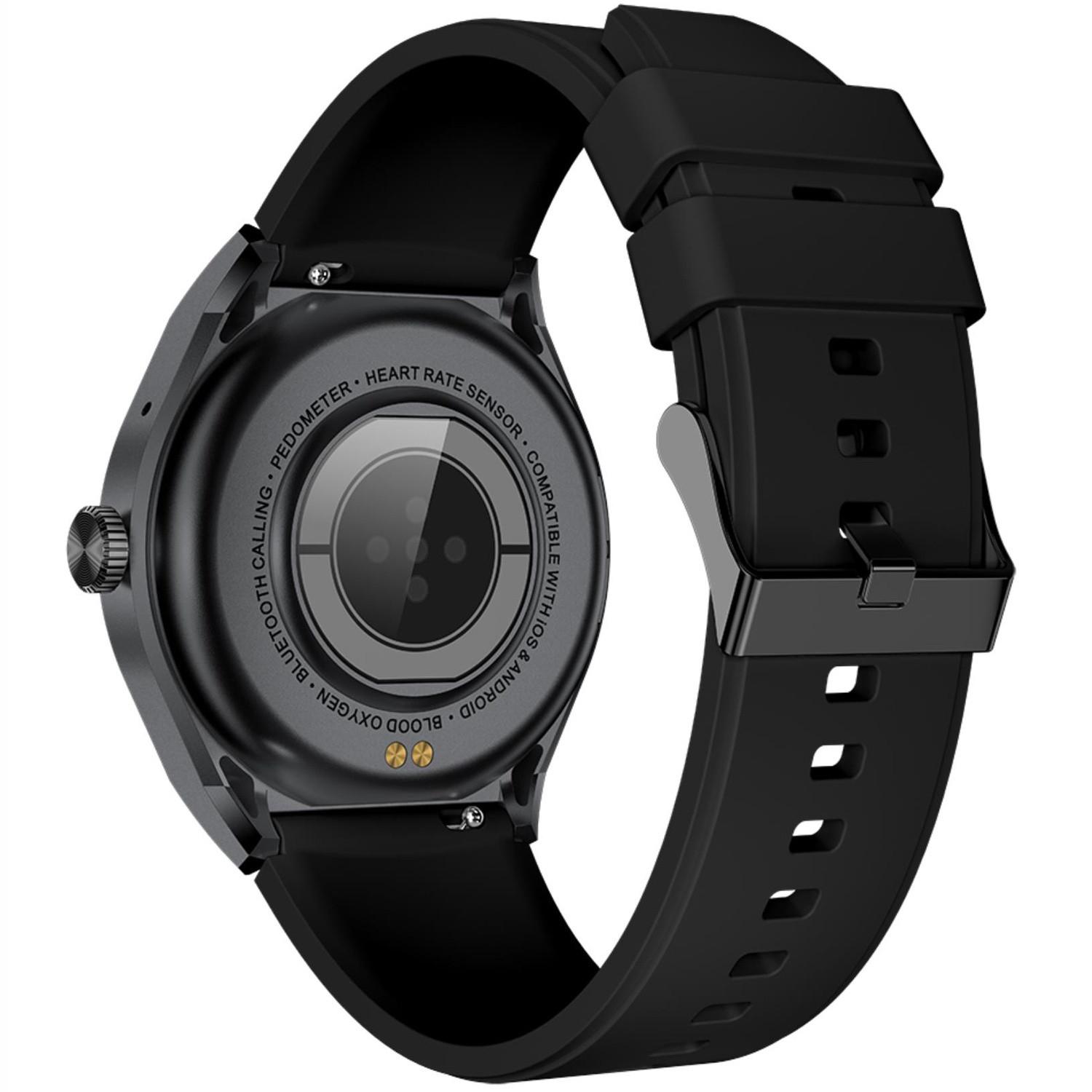 Celly  Montre connectée Trainerhalo avec cadran rond Noir 