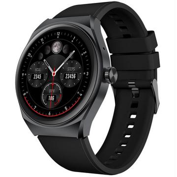 Montre connectée Trainerhalo avec cadran rond Noir