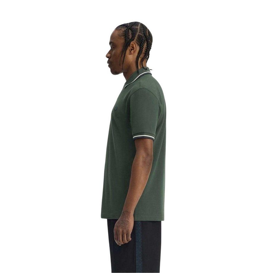 FRED PERRY Polo à Col et Poignets Contrastés  