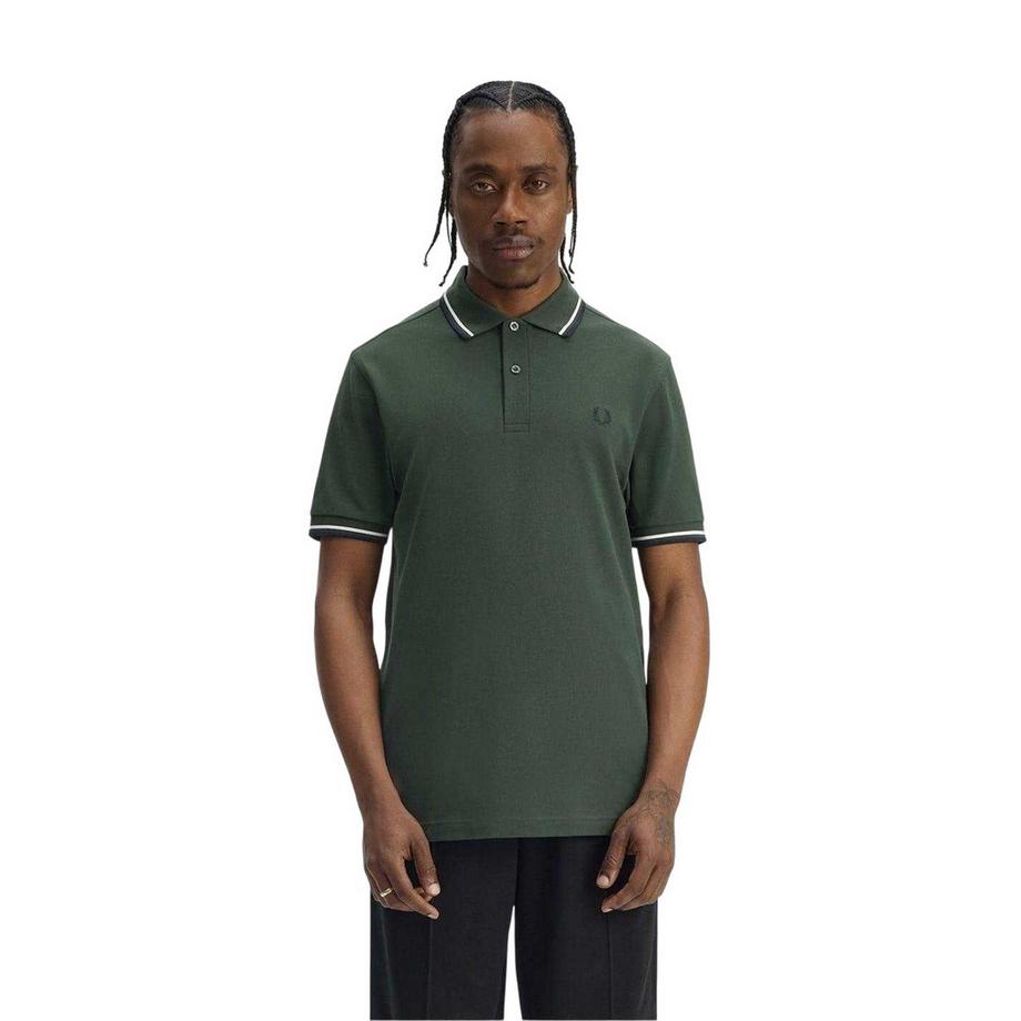 FRED PERRY Polo à Col et Poignets Contrastés  