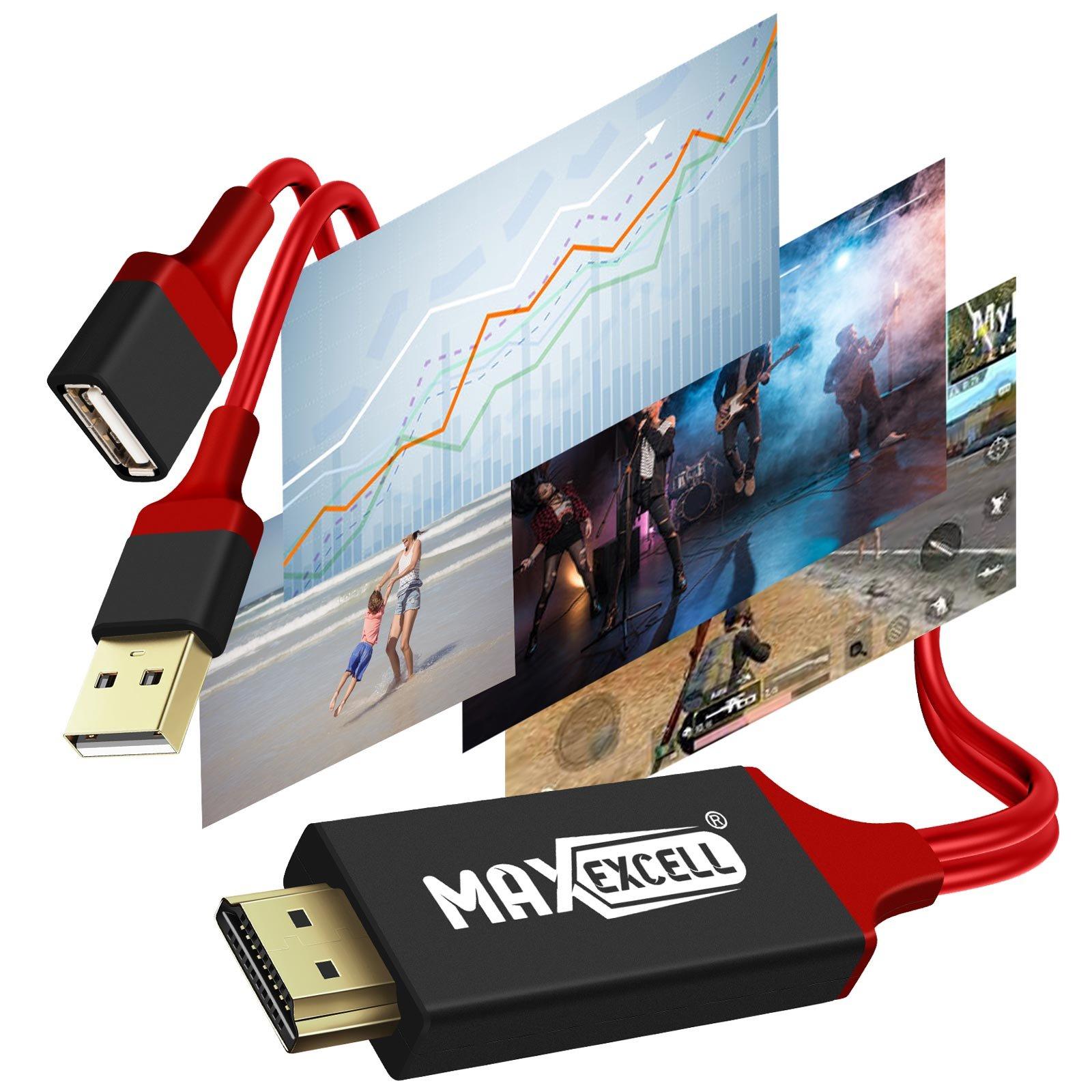 Avizar  USB-Kabel auf HDMI / USB 1m 