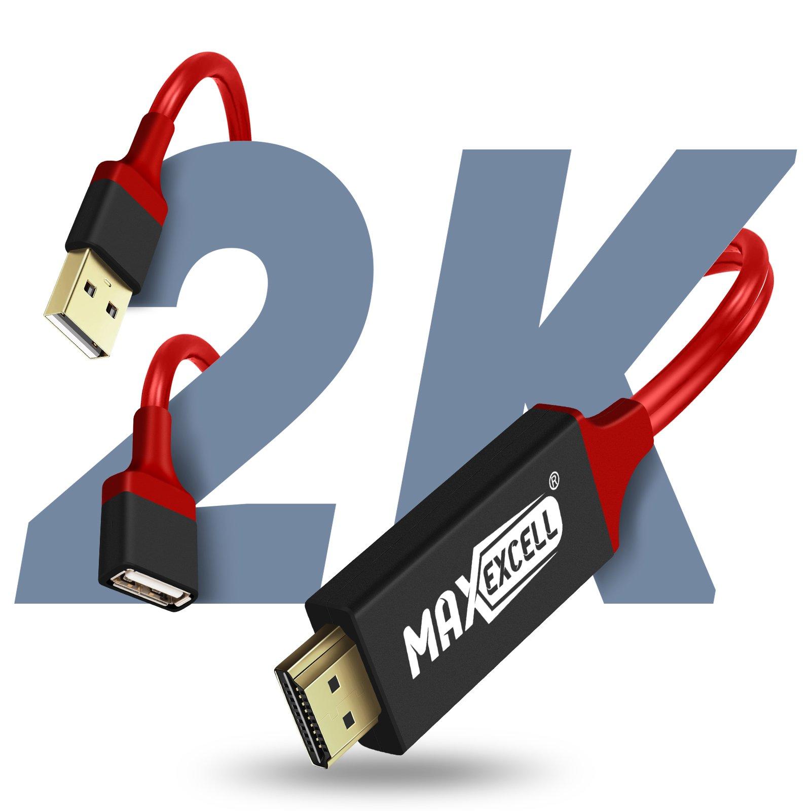 Avizar  USB-Kabel auf HDMI / USB 1m 