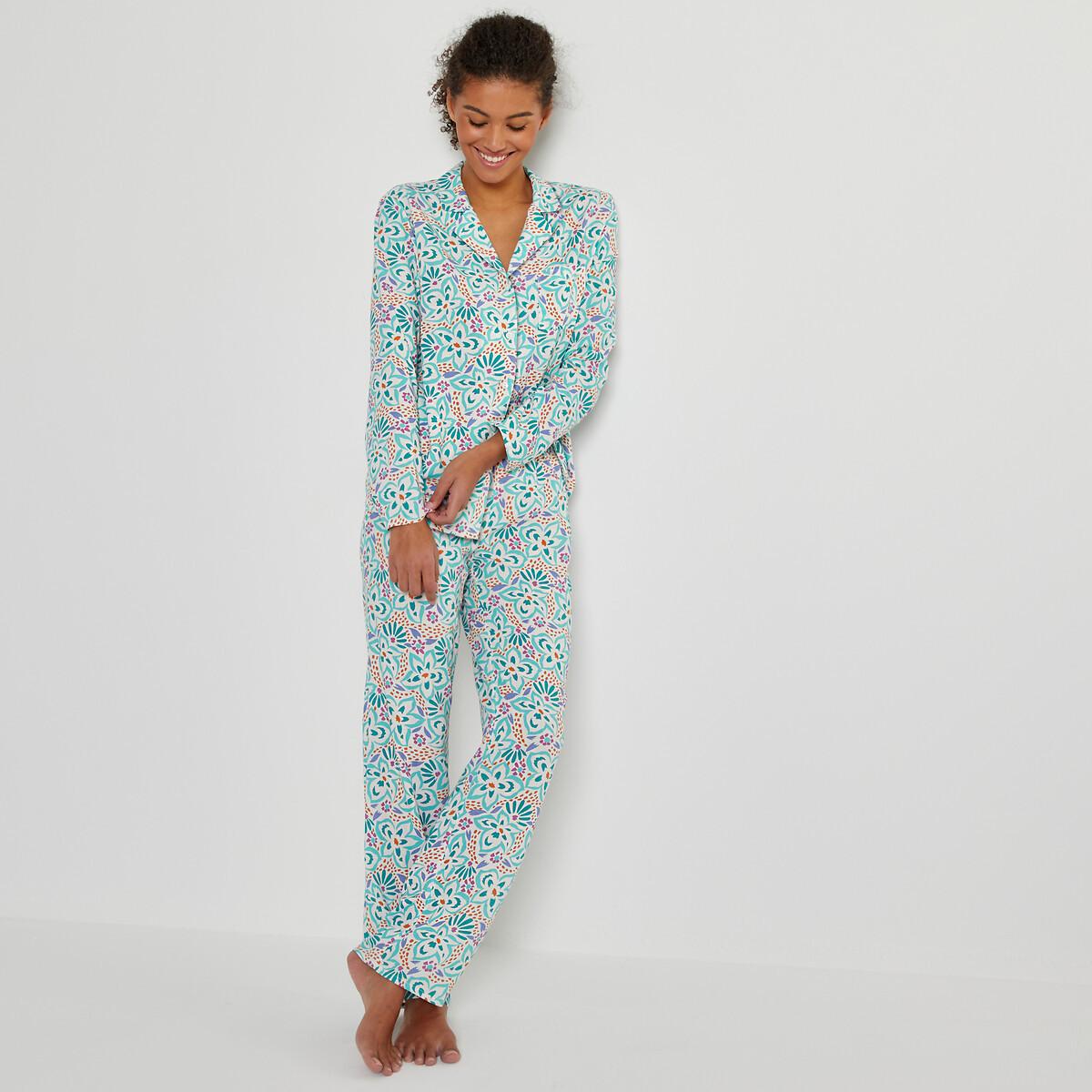 Image of Pyjama Mit Blumenmuster Damen Multicolor 42
