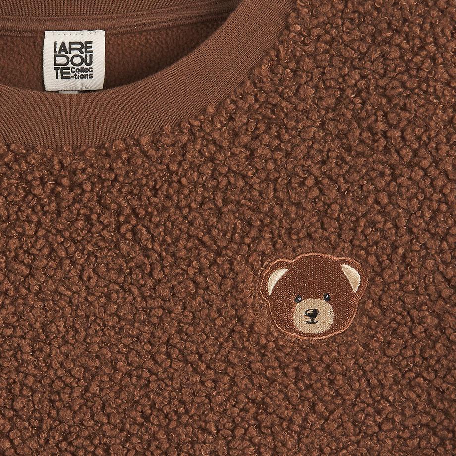 La Redoute Collections  Langärmeliger Pyjama aus Sherpa 