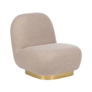 Beliani Fauteuil en Bouclé Moderne LOVIISA  