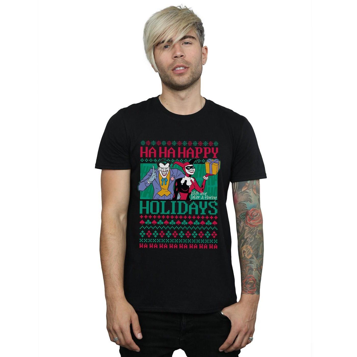 DC COMICS  Ha Ha Happy Holidays TShirt 