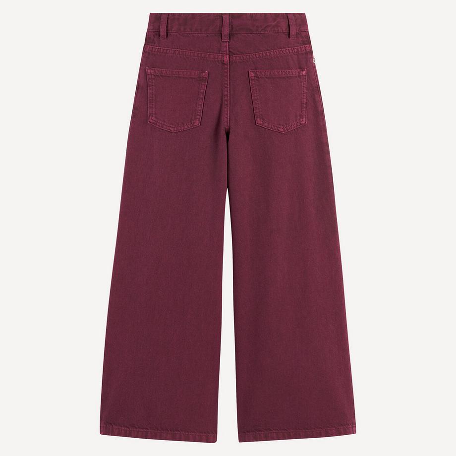 La Redoute Collections  Weite 5-Pocket-Hose aus Baumwolle 