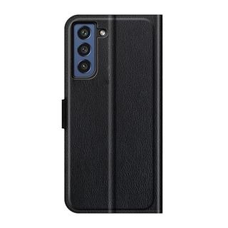 Cover-Discount  Galaxy S21 FE - Etui en cuir coque noir 