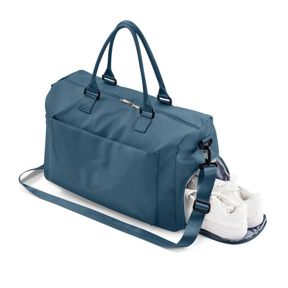 Sac de sport et sac de voyage, sac de sport fitness avec compartiment à chaussures, sac de voyage sportif avec housse de trolley, sac d'entraînement imperméable, sac de gymnastique
