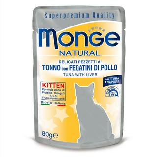 Monge  Natural Cat Kitten Thon et fois de poulet 