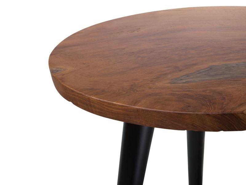 Beliani Table d'appoint en Teck Moderne DETAH  