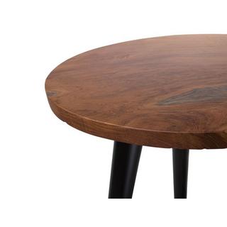 Beliani Table d'appoint en Teck Moderne DETAH  