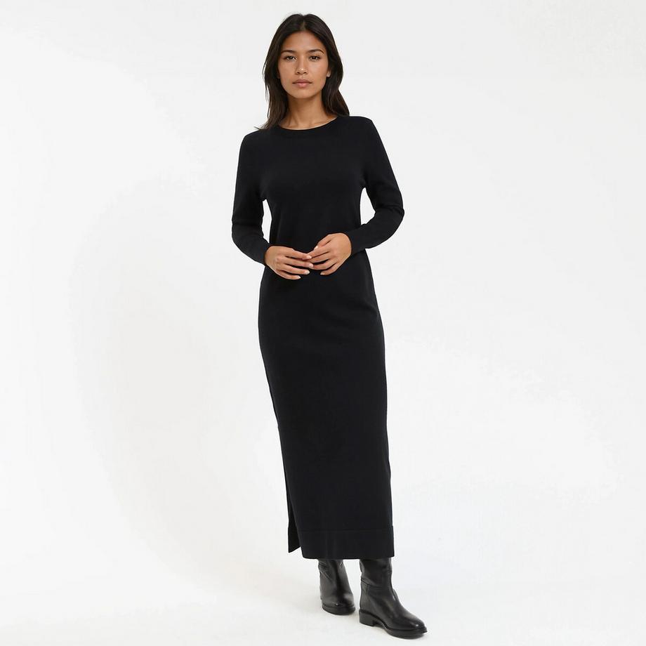 Langärmeliges Strickkleid