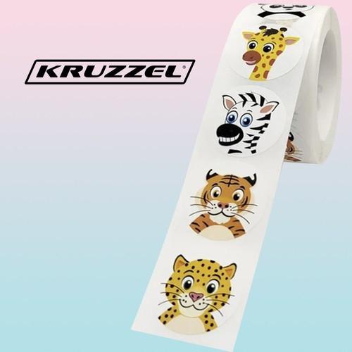 Kruzzel Autocollants de motivation - rouleau de 500 pcs. Kruzzel 22947  