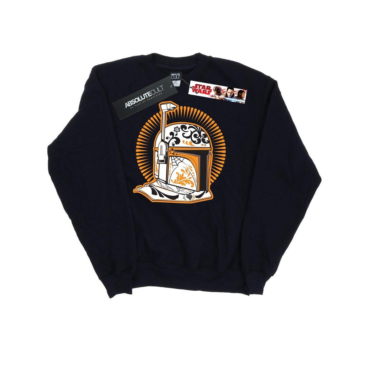 Image of Boba Fett Dia De Los Muertos Sweatshirt Damen Schwarz M