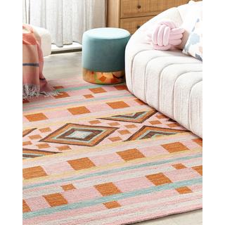 Beliani Tapis en Laine Boho YOMRA  