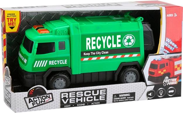 B2X  Action Amusant Camion Poubelle 