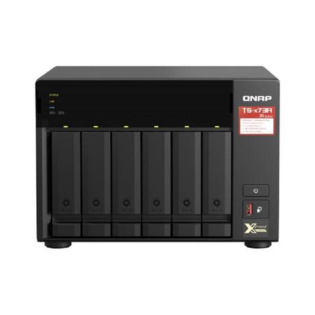 Qnap  TS-673A NAS Tower Collegamento ethernet LAN Nero V1500B 