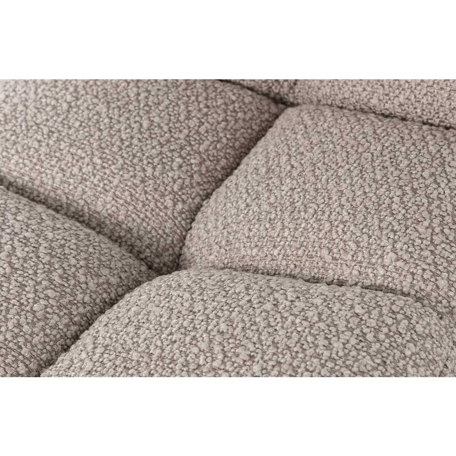 mutoni Sedia girevole Vinny Bouclé sabbia  