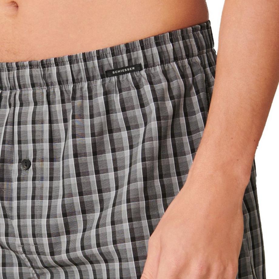 Schiesser 4er Pack Web Boxershorts  