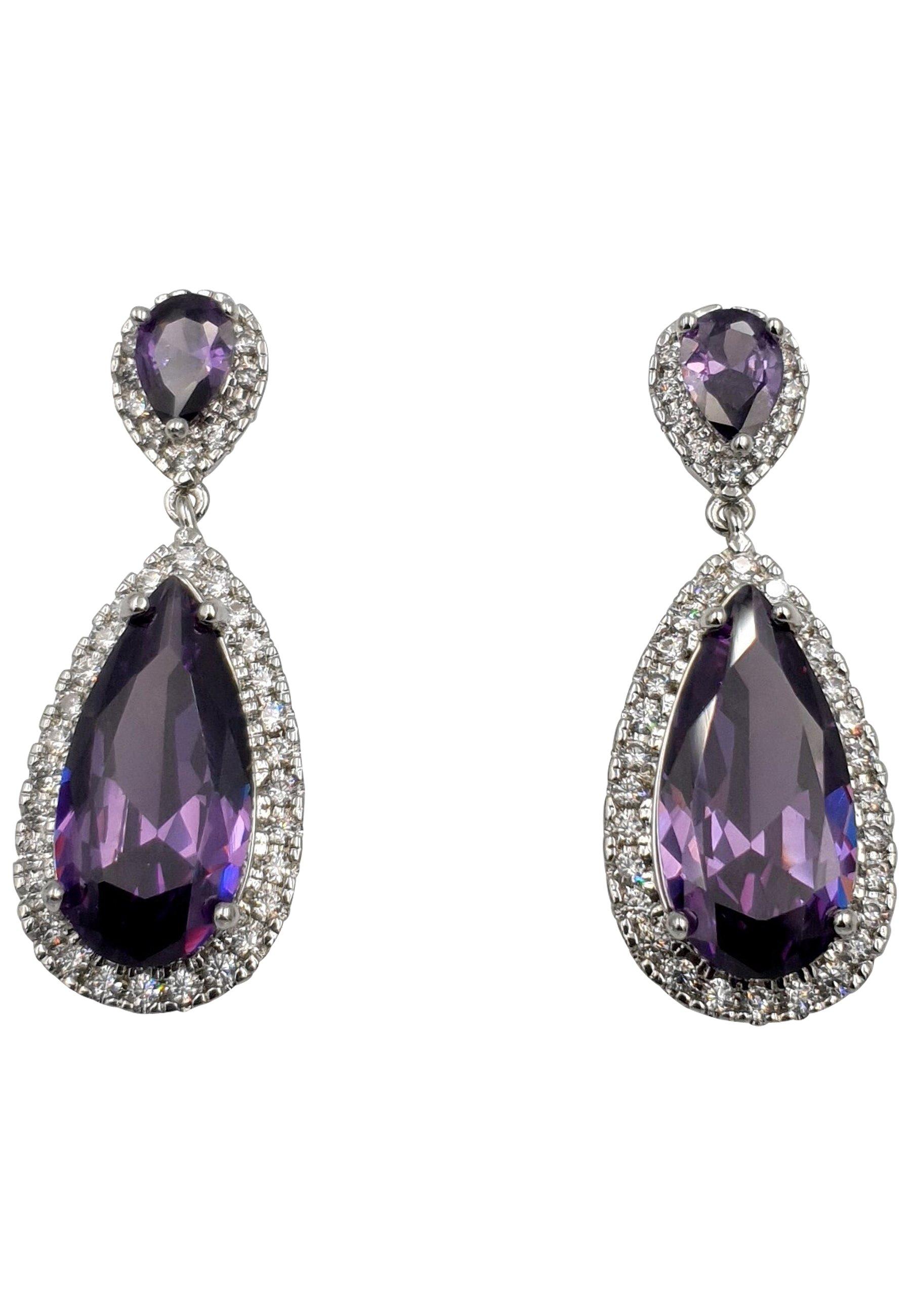 Image of Party & Hochzeit Ohrringe Unisex Lila ONE SIZE