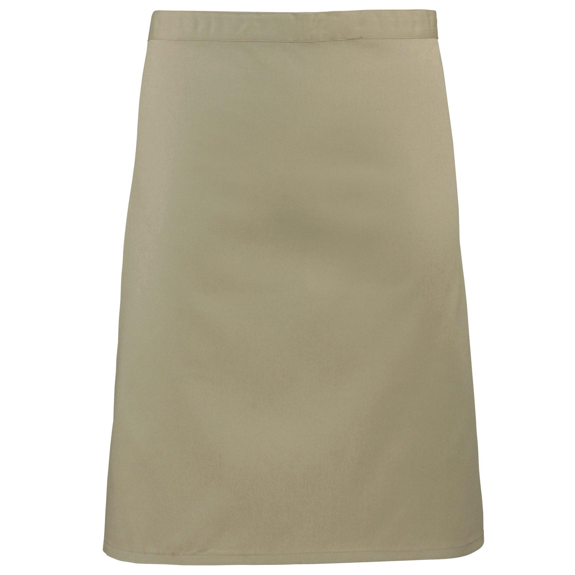 Image of Schürze Halblang Unisex Khaki ONE SIZE
